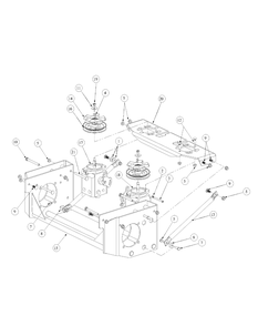Hydro Pump Assembly Diagram and Parts List for M72-GN (53AB5FEZ750-28-HP)(2004) Cub Cadet Lawn Tractor